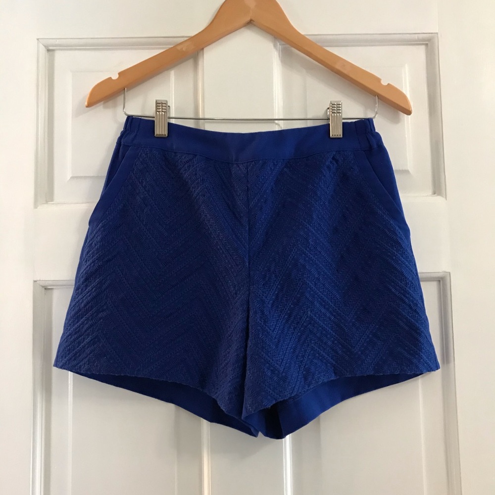 Royal Blue Dress Shorts